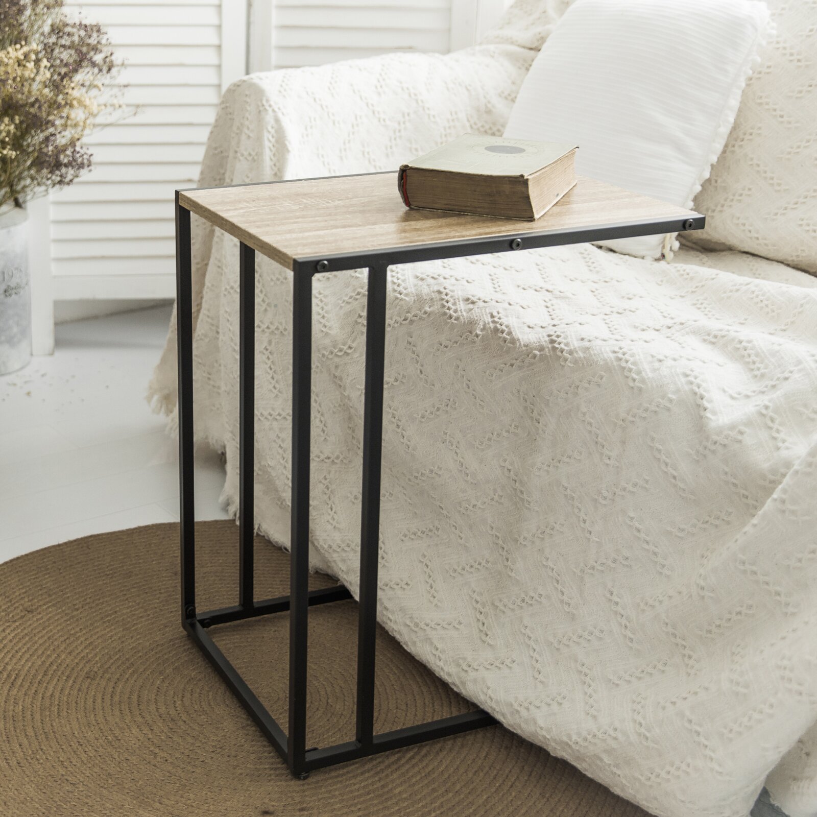 17 Stories 23.6'' Tall C Table End Table